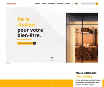 Weishaupt.fr(Brûleurs) Screenshot