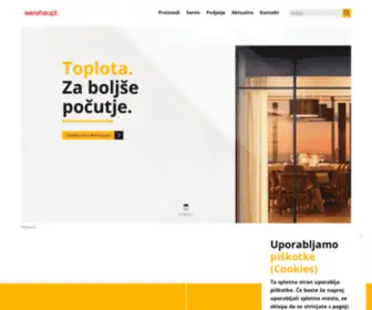 Weishaupt.si(Weishaupt) Screenshot