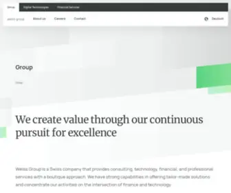 Weiss-Group.ch(Weiss Group) Screenshot