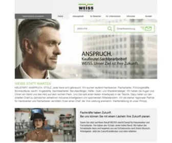 Weiss-PM.de(WEISS Personalmanagement und Zeitarbeit in Frankfurt) Screenshot