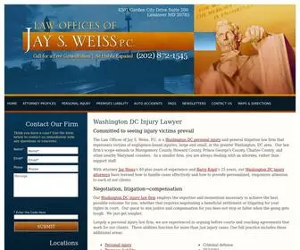 Weissandkopit.com(Washington personal injury lawyers) Screenshot