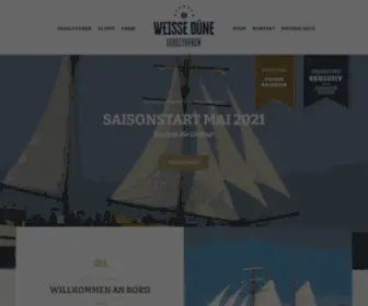 Weisse-Duene.com(Willkommen an Bord) Screenshot