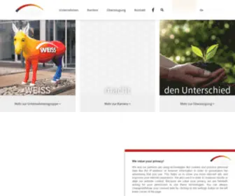 Weissgruppe.de(WEISS-Gruppe) Screenshot