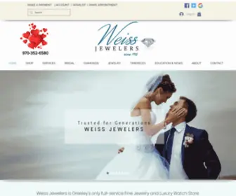 Weissjewelers.com(Weiss Jewelers) Screenshot