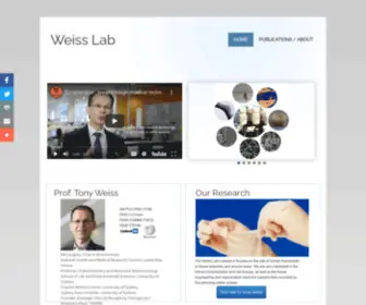 Weisslab.net(Weiss Lab Home) Screenshot