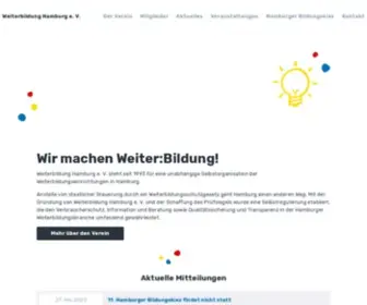 Weiterbildung-Hamburg.net(Wir machen Weiter) Screenshot