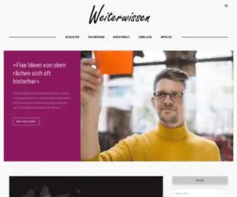 Weiterwissen.ch(weiterwissen) Screenshot