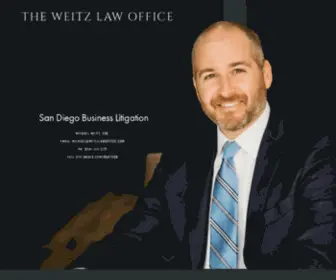 Weitzlawoffice.com(The Weitz Law Office) Screenshot