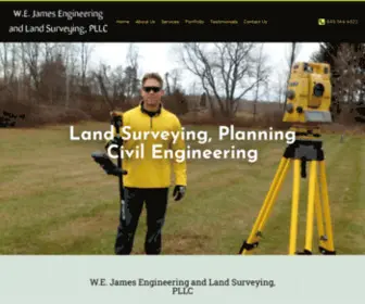 Wejamesengineeringsurveying.com(Hudson Valley NY) Screenshot