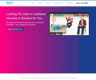 Wejob.co.in(Tele Callers Jobs Ludhiana) Screenshot