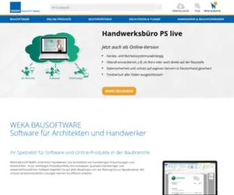 Weka-Bausoftware.de(WEKA Bausoftware) Screenshot