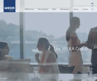Weka-Holding.de(Die WEKA Group) Screenshot