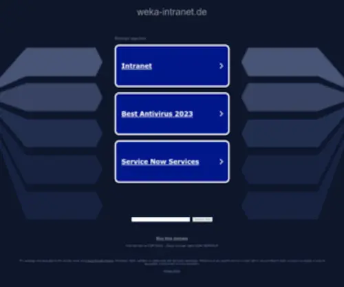 Weka-Intranet.de(Weka business Portal) Screenshot