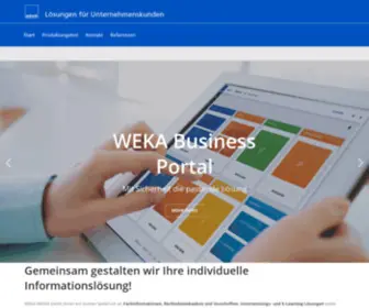 Weka-Unternehmenskunden.de(WEKA Unternehmenslösungen) Screenshot