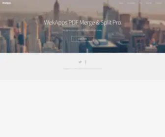Wekapps.com(WekApps PDF Merge & Split Pro) Screenshot