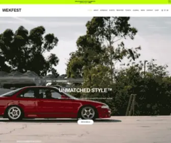 Wekfest-Usa.com(Premier Automotive Exhibition) Screenshot
