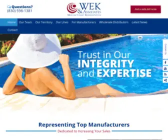 Wekreps.com(WEK & Associates) Screenshot