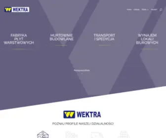 Wektra.com.pl(Strona główna) Screenshot