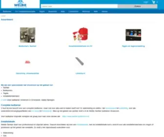 Welbie.nl(Complete badkamers en sanitaironderdelen) Screenshot