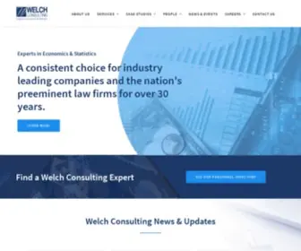 Welchcon.com(Statistical & Economic Consulting) Screenshot