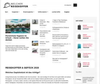 Welcher-Reisekoffer.de(Willkommen bei) Screenshot