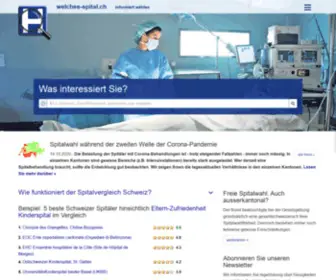 Welches-Spital.ch(Unabhängiger) Screenshot