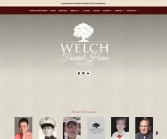 Welchfh.com(Welch Funeral Home) Screenshot