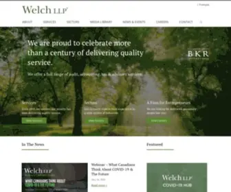 Welchllp.com(Welch LLP) Screenshot