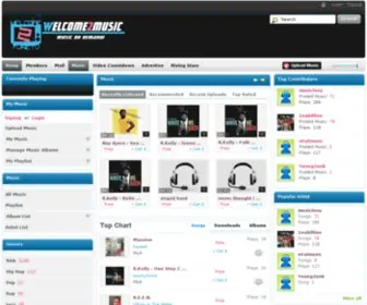 Welcome2Music.net(Music-Your Source For Exclusive Music On Demand) Screenshot