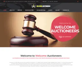 Welcomeauctioneers.com(Welcome Auctioneers) Screenshot