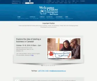 Welcomecentre.ca(Welcome Centre Immigrant Services) Screenshot