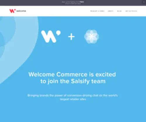 Welcomecommerce.com(Welcomecommerce) Screenshot