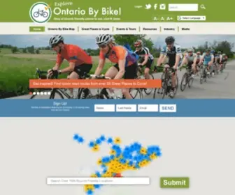 Welcomecyclists.ca(Ontario By Bike) Screenshot