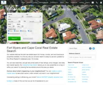 Welcomefl.com(Fort Myers and Cape Coral Real Estate Search) Screenshot