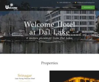 Welcomehotelsgr.com(Welcome Hotel Srinagar) Screenshot