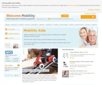 Welcomemobility.co.uk(Mobility Aids) Screenshot