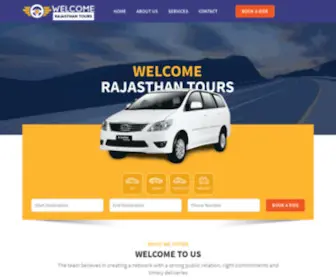 Welcomerajasthantour.com(Welcome Rajasthan Tours) Screenshot