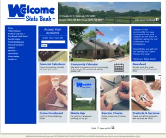 Welcomestatebank.com(Welcomestatebank) Screenshot