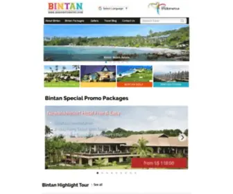 Welcometobintan.com(Cheap Bintan Tour & Travel Packages) Screenshot