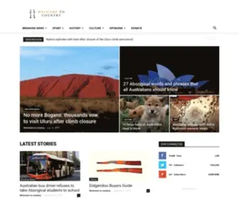 Welcometocountry.org(Connecting Indigenous Australia) Screenshot