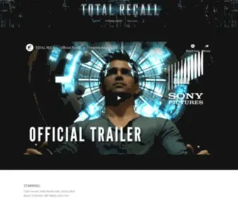 Welcometorekall.com(Sony Pictures Entertainment) Screenshot