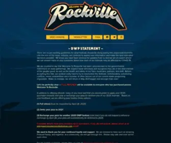 Welcometorockvillefestival.com(DWP Statement) Screenshot