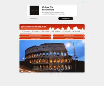 Welcometorome.net(Rome) Screenshot