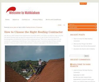 Welcometowahkiakum.com(Wah Kiakum) Screenshot