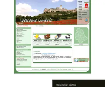 Welcomeumbria.it(Umbria) Screenshot