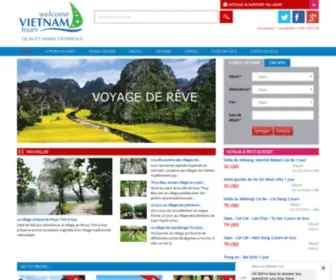 Welcomevietnamtours.net(Voyage Vietnam) Screenshot