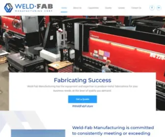 Weld-Fabmfg.com(Metal Fabrication) Screenshot