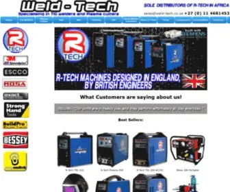 Weld-Tech.co.za(Weld-Tech TIG Welders, Plasma cutters, MIG welders, CNC Plasma Cutting, 3M Welding helmets, multi processing welding machine) Screenshot