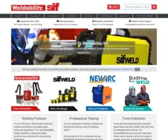 Weldability-Sif.com(Weldability Sif) Screenshot