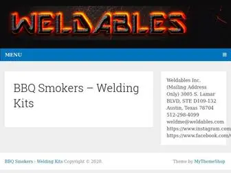 Weldables.com(BBQ Smokers) Screenshot